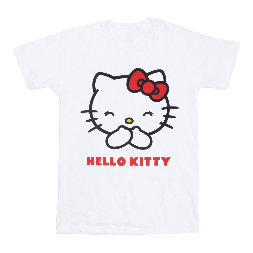 (XL, White) Hello Kitty Womens/Ladies Classic Short-Sleeved T-Shirt