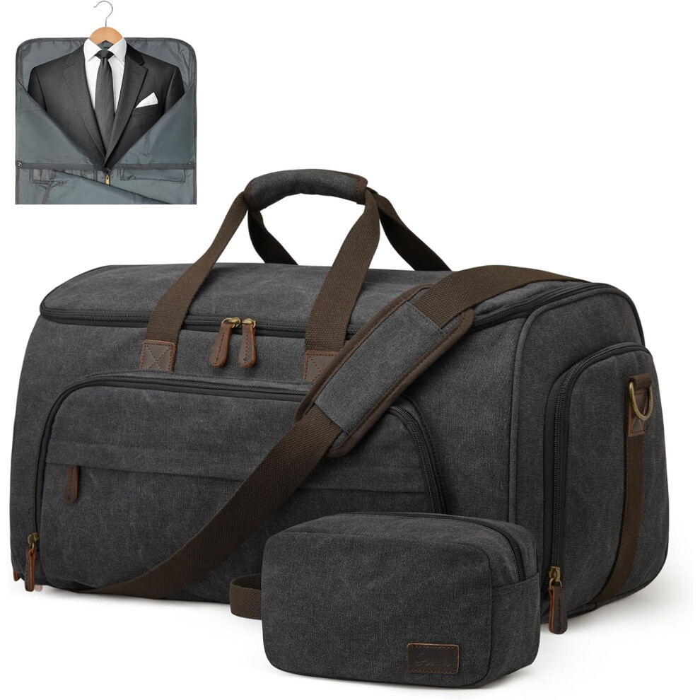 (50L, Black) Carry On Garment Bag for Travel