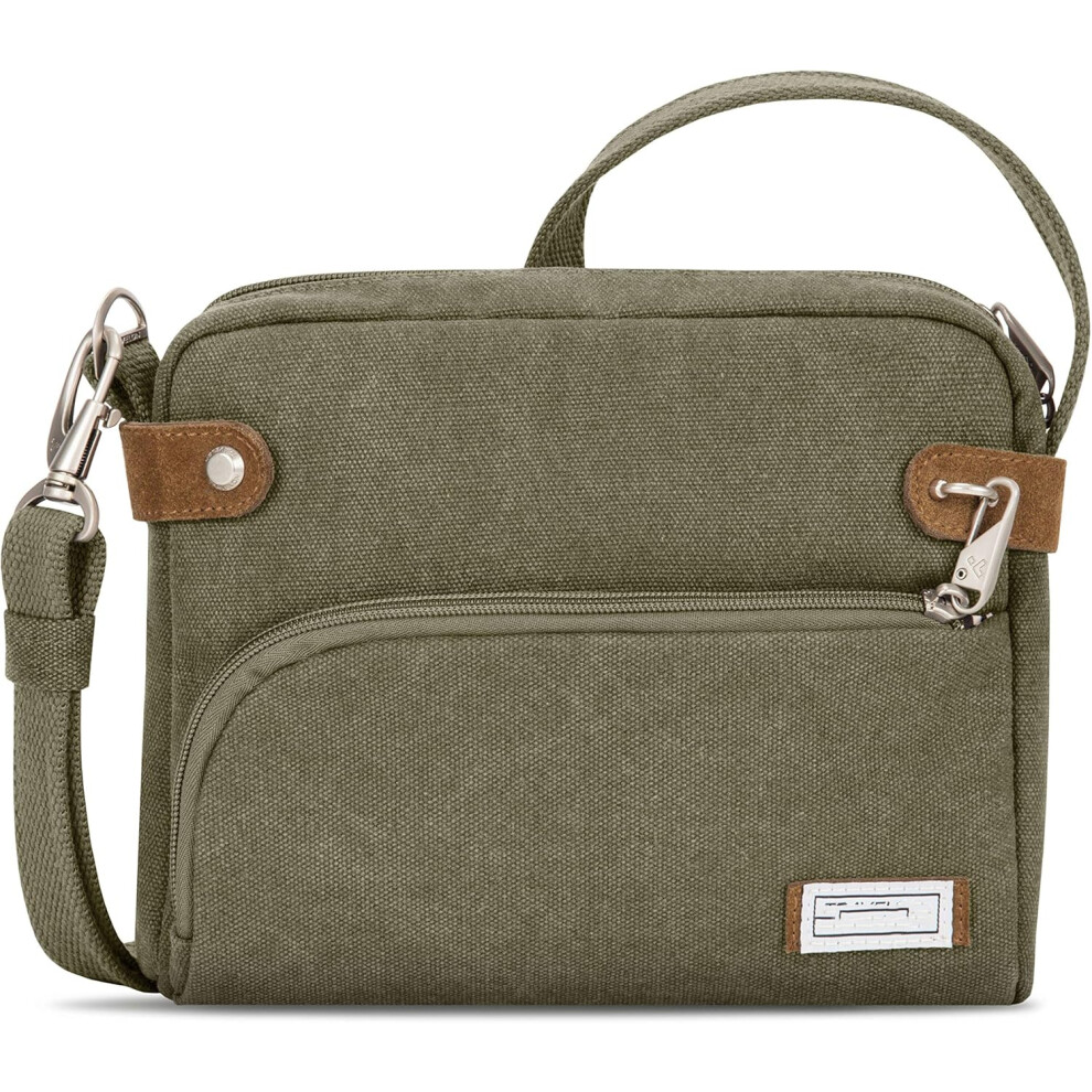 (Sage) Women's Anti-Theft Heritage Small Crossbody Bag Cross Body