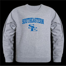 W Republic 568-671-HGY-01 Southeastern Oklahoma State University Savage Storm Seal Crewneck Sweatshirt, Heather Grey - Small