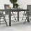 Outsunny Outsunny Extending Garden Table with Slatted Top, 160/220 x 90 x 73 cm, Grey 7