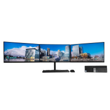 Dell OptiPlex Office PC i5 8th Gen - 16GB RAM/2TB SSD/Win11 - 3x22" Monitors - Refurbished