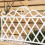 27cm White Plastic Garden Patio Lawn Border Fence Edging 4
