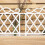 27cm White Plastic Garden Patio Lawn Border Fence Edging 5
