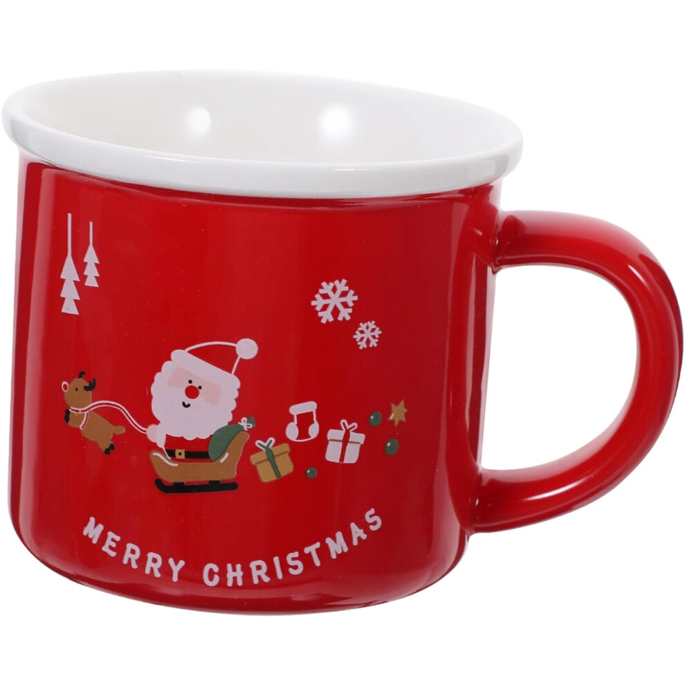 Christmas Ceramic Cup Mark Cup for Tea Coffee Milk Water Festive Present Mug Set-image-OPC-PGGVXDN-NEW