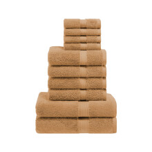 Ensemble de serviettes de coton gyptien suprieur de 10 pices comprend 2 salles de bain 4 main 4 serviettes / gants de toilette