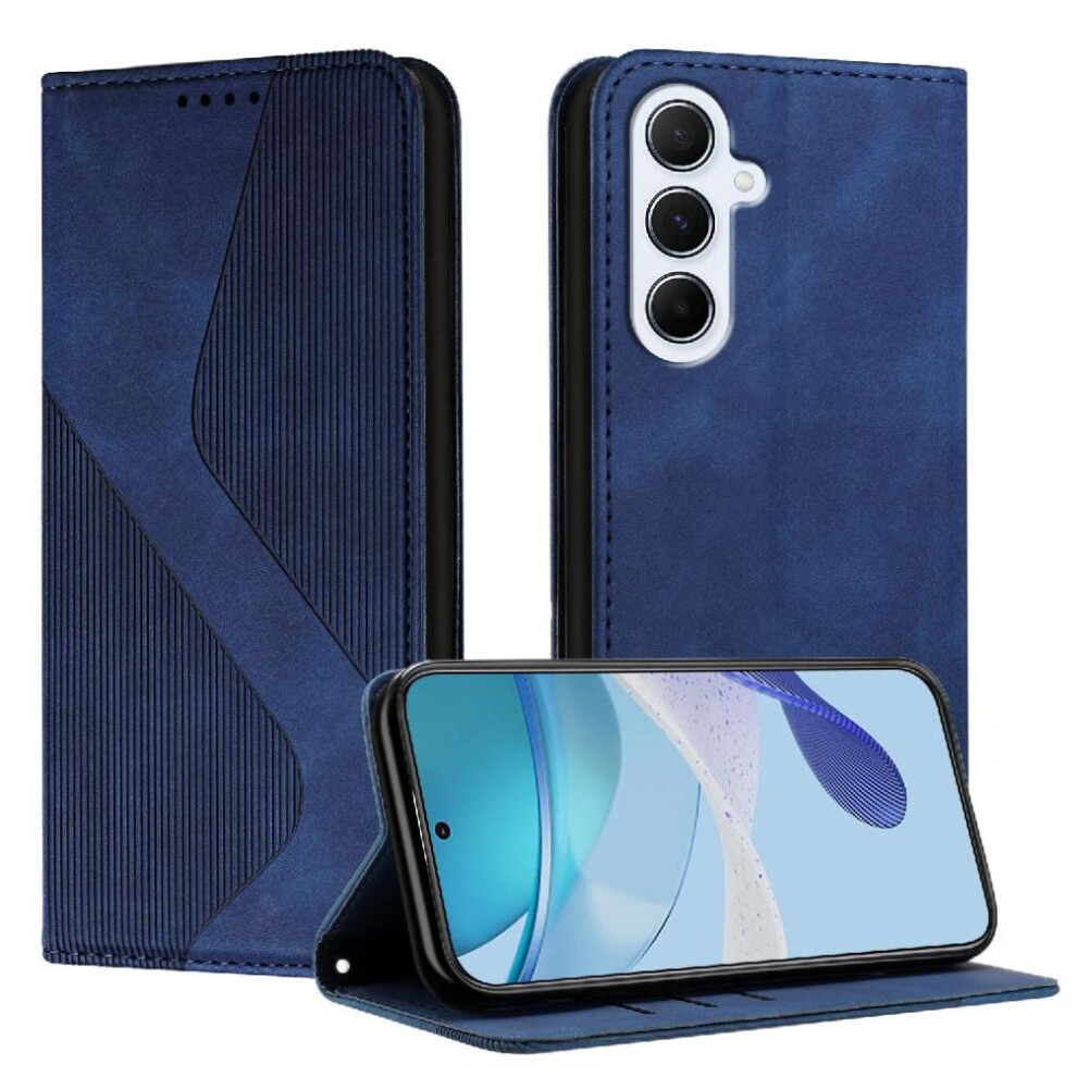 (Blue) Case For Samsung Galaxy A26 5G Magnetic Folio Flip Wallet Kickstand Pu Leather Card Slots Holder Blue 764490359269