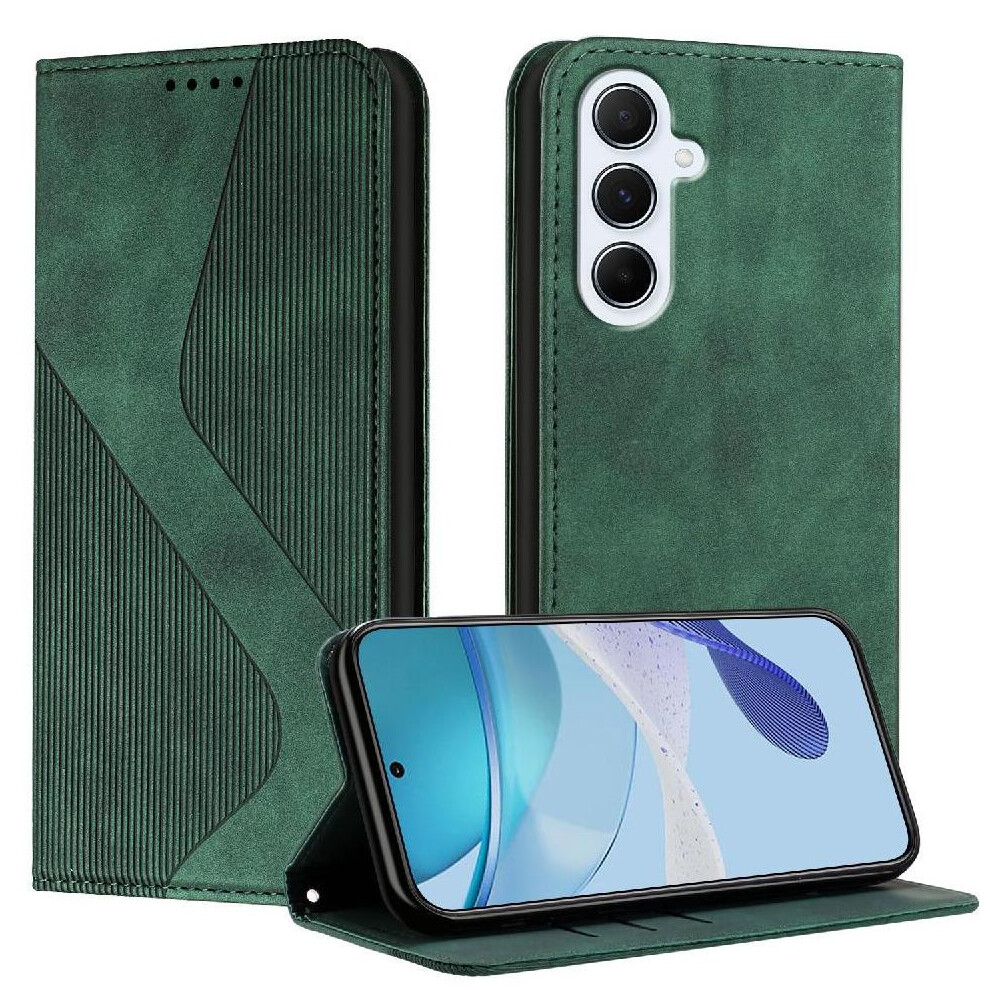 (Green) Case For Samsung Galaxy A16 4G/5G Card Slots Holder Wallet Kickstand Magnetic Folio Flip Pu Leather Green 764490359337