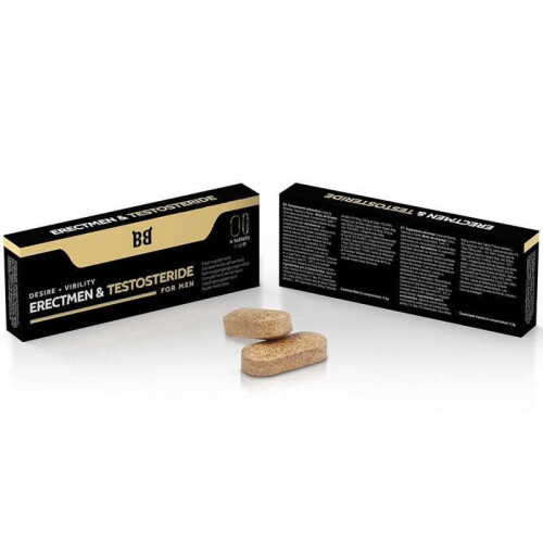 Black Bull - Erectmen & Testosteride Power & Testosterone For Men (4 Capsules) 1