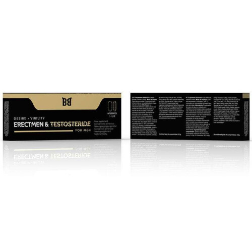 Black Bull - Erectmen & Testosteride Power & Testosterone For Men (4 Capsules) 2