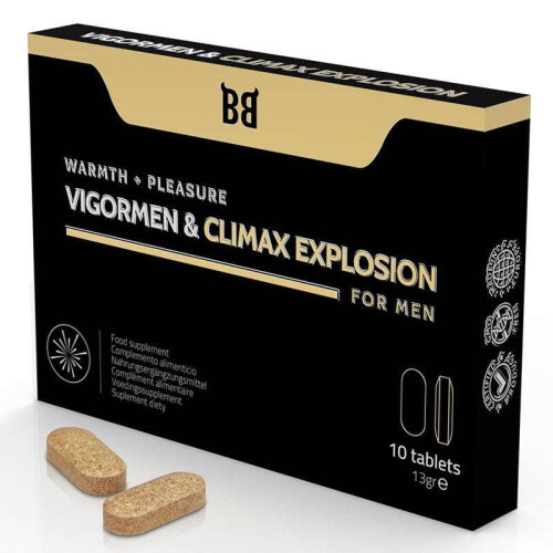 Black Bull - Vigormen & Climax Explosion for Men (10 Capsules)