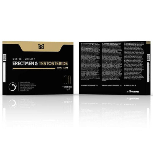 Black Bull - Erectmen & Testosteride Power & Testosterone For Men (10 Capsules) 2