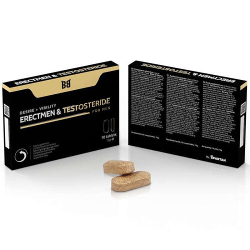 Black Bull - Erectmen & Testosteride Power & Testosterone For Men (10 Capsules) 1