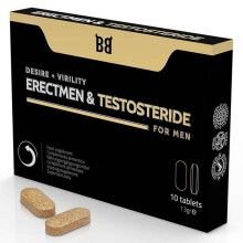 Black Bull - Erectmen & Testosteride Power & Testosterone For Men (10 Capsules)