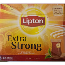 Lipton Tea Extra Strong 100 TeaBags (220g) - Black Tea for Daily