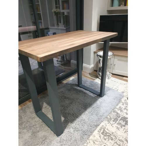(160, 45) Solid Oak Breakfast Bar 2
