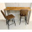 (190, 45) Solid Oak Breakfast Bar 4