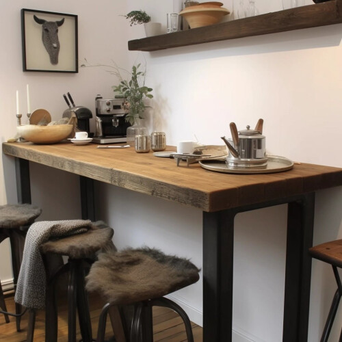 (200, 80) Chunky & Sturdy Breakfast Bar 1