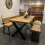 (240, 80) Chunky and Sturdy Dining Table 1