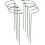 Vivo 6 Pack Plant Support Stakes 25 x 44cm Metal Plant Supports Ring Cage 1