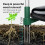 Vivo Weed Puller Stand-Up Weeder Removal Tool Long Handle Garden Tool with 3 Claws 3