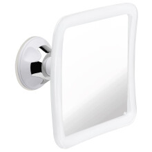 Miroir de douche sans brouillard Mirrorvana pour raser avec une aspiration amelioree et 360 pivotant - miroir sans brouillard incassable pour hom