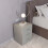 Seconique Dakota 3 Drawer Bedside Light Grey Metal Drawer Runners and Handles 3