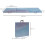 Homcom HOMCOM 6FT Foldable Gymnastics Mat, Tri-Fold 2" Thick Crash Mat, Blue 3