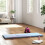Homcom HOMCOM 6FT Foldable Gymnastics Mat, Tri-Fold 2" Thick Crash Mat, Blue 6