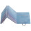Homcom HOMCOM 6FT Foldable Gymnastics Mat, Tri-Fold 2" Thick Crash Mat, Blue 8