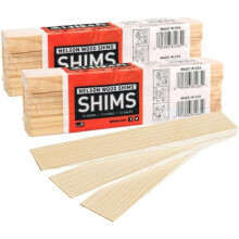 Nelson Wood Shims 8"" 12 Pack - Kiln Dried Wood - Set of 2 (Total 24 S