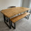 (300, 100) Sleek & Slender Rustic Dining Table 3