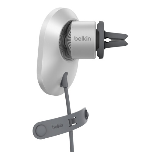 Belkin Belkin BoostCharge Pro 15 W Magneettinen langaton lataustuki autoon Harmaa