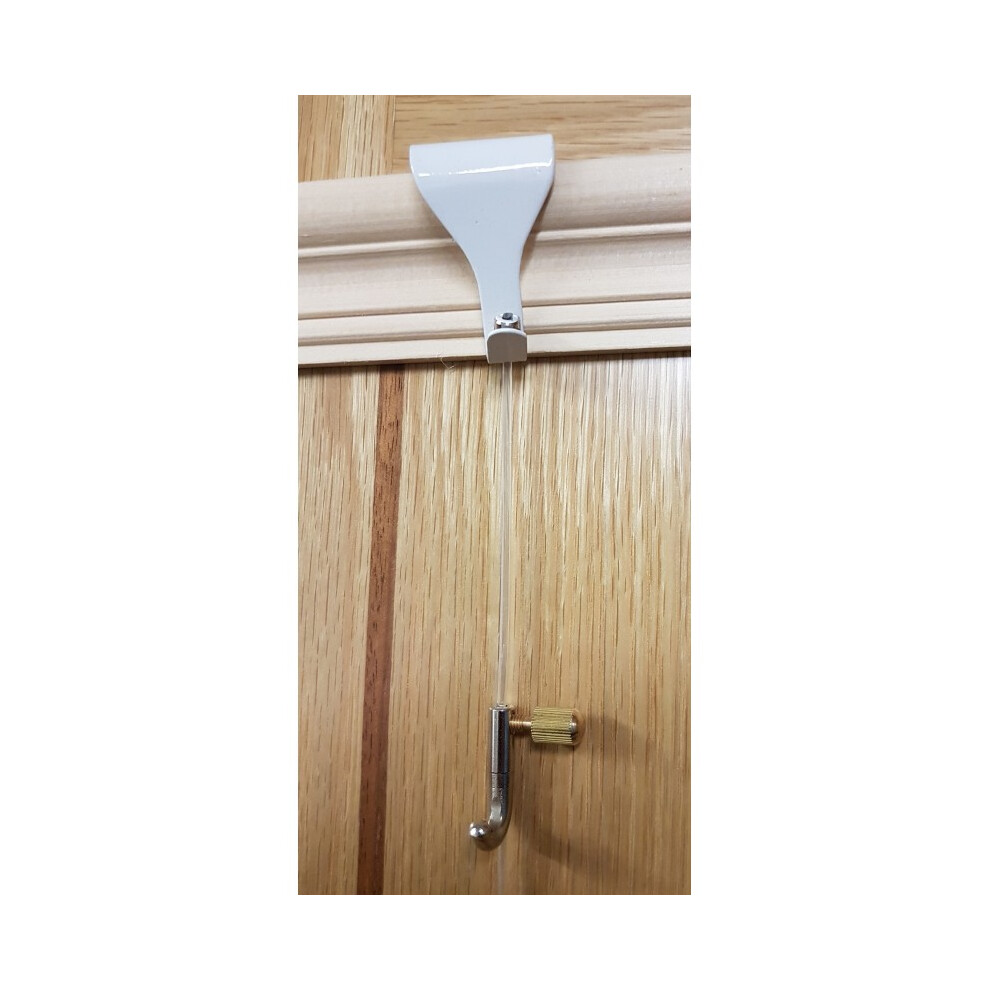 (White, 1 Meter) Moulding Hook Clear Cable kit-image-OPC-PGGWP68-NEW