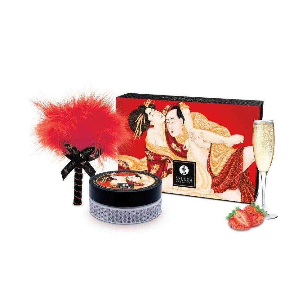 Shunga - Edible Massage Powder Kit Â Strawberry