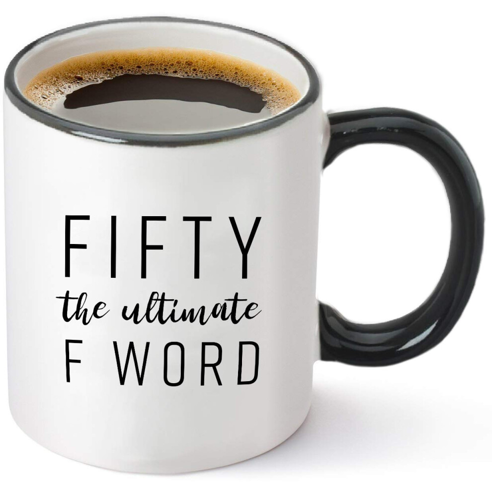 Fifty The Ultimate F Word - 50E Verjaardagscadeaus Voor Vrouwen En Mannen - Grappig Verjaardagscadeau-Idee Voor Moeder, Vader, Echtgenoot En Echtgenot-image