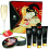 Shunga Geishas Secret Kit Mousserende Jordbærvin Tilbehørssæt 1