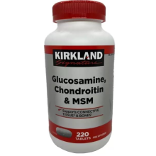 Kirkland Signature Glucosamine, Chondroitin & MSM, 220 Tablets