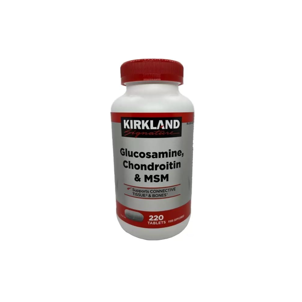 Kirkland Signature Glucosamine, Chondroitin & MSM, 220 Tablets