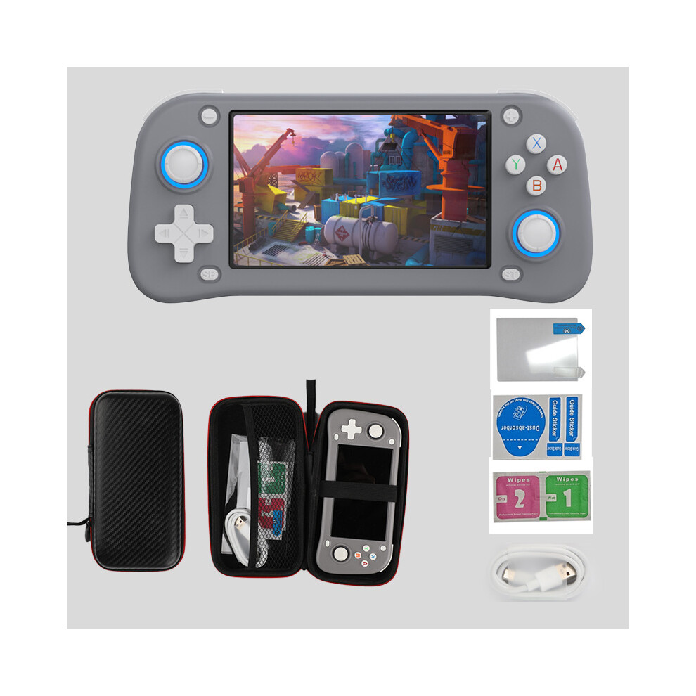 (Xf43 Handheld Gaming Console 128G ) Xf43 Handheld Game Console Tv Home Arcade Psp High Definition Ps1 Open Source Arcade Game Handheld Game Gray 5706834315000