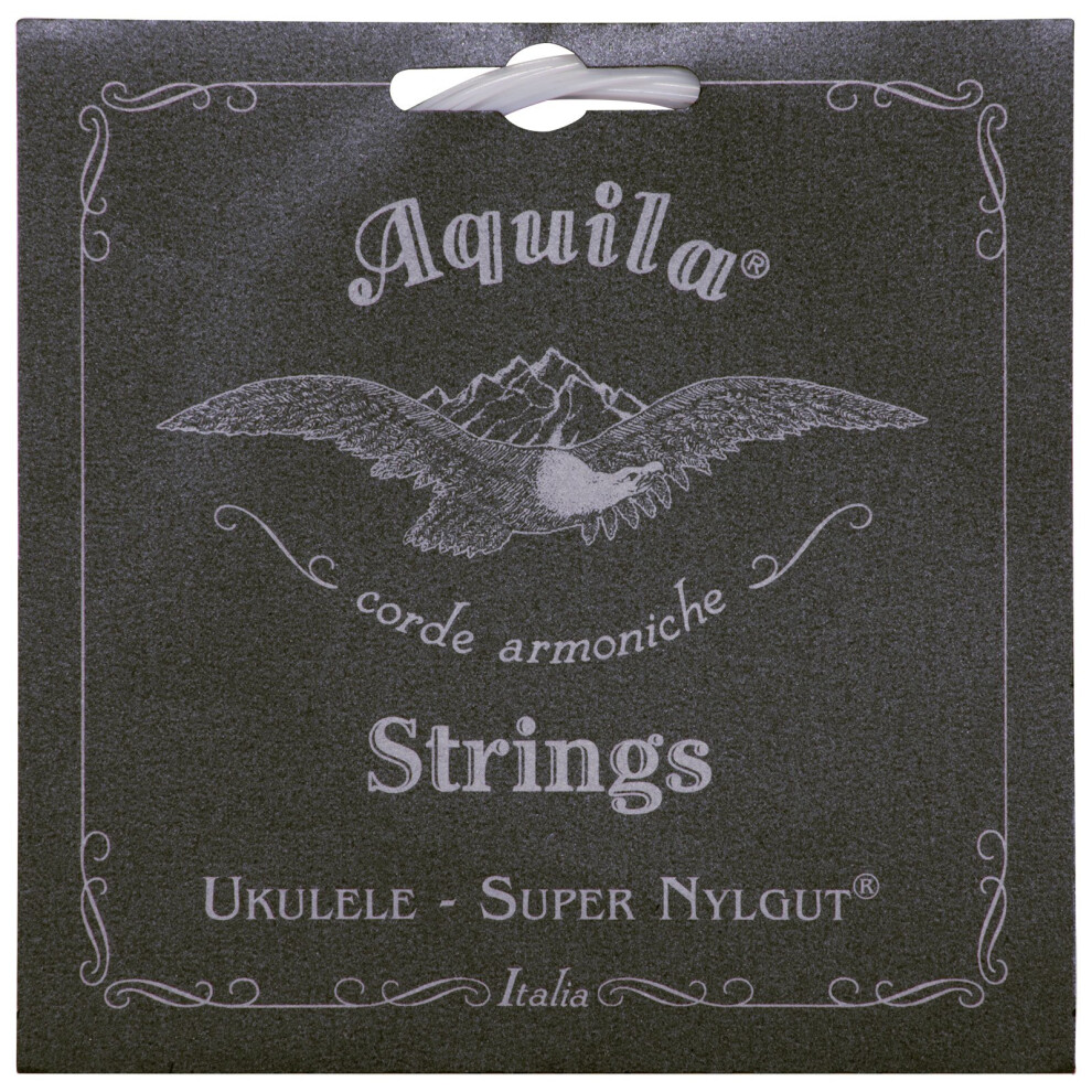 Aquila Super Nylgut AQ -107 Tenor Ukulele Strings - Low G - 1 Conjunto de 4