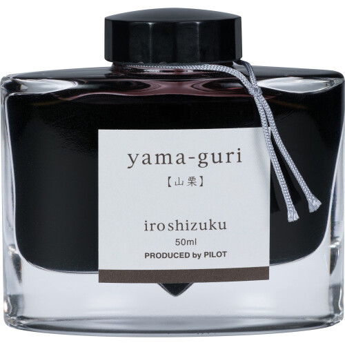 Pilot PILOT Iroshizuku Μελάνι Φτερού, Yama-Guri, Άγριο Κάστανο (Σκούρο καφέ) 50ml