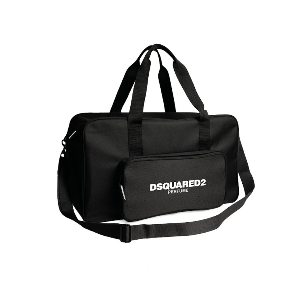 Dsquared2 Men's Black Duffle/ Overnight/ Travel/ Weekender Bag