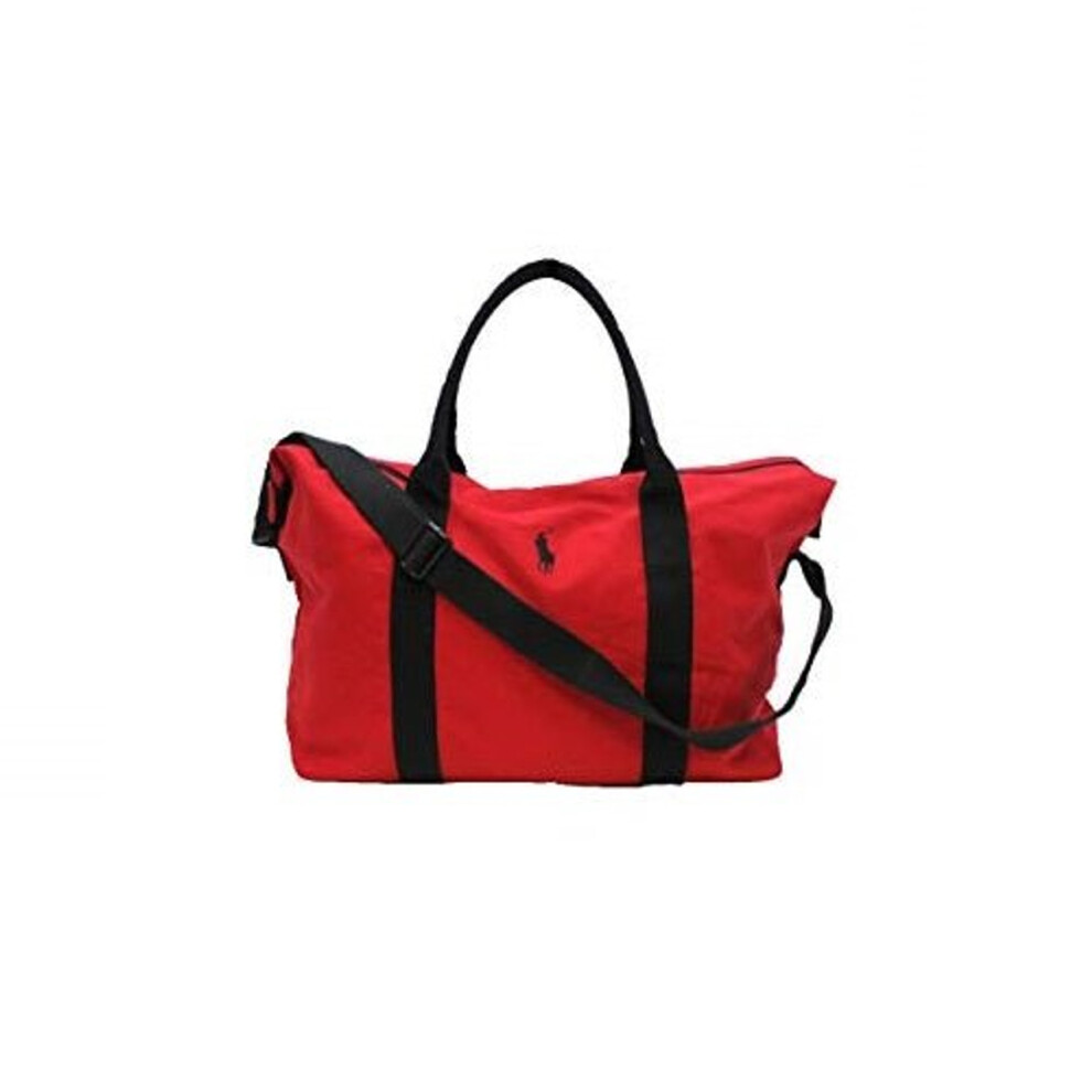 Ralph Lauren Large Red, Holdall, Gym, Travel, Weekend, Duffle Le Sac Bag