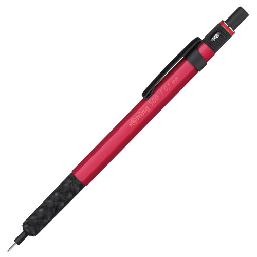 Rotring 500 Mechanical Pencil  Red Barrel  0.5mm