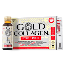 GOLD COLLAGEN FORTE – Extra Strength Liquid Supplement for Skin, Hair & Nail Health (10 x 50 ml)