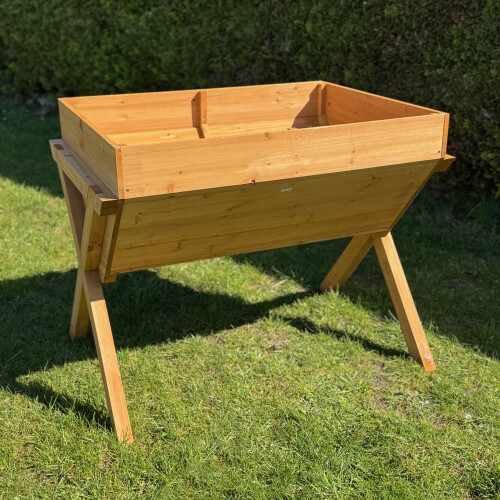 Selections Veg-Trough Wooden Raised Vegetable Bed Planter (100cm) 2