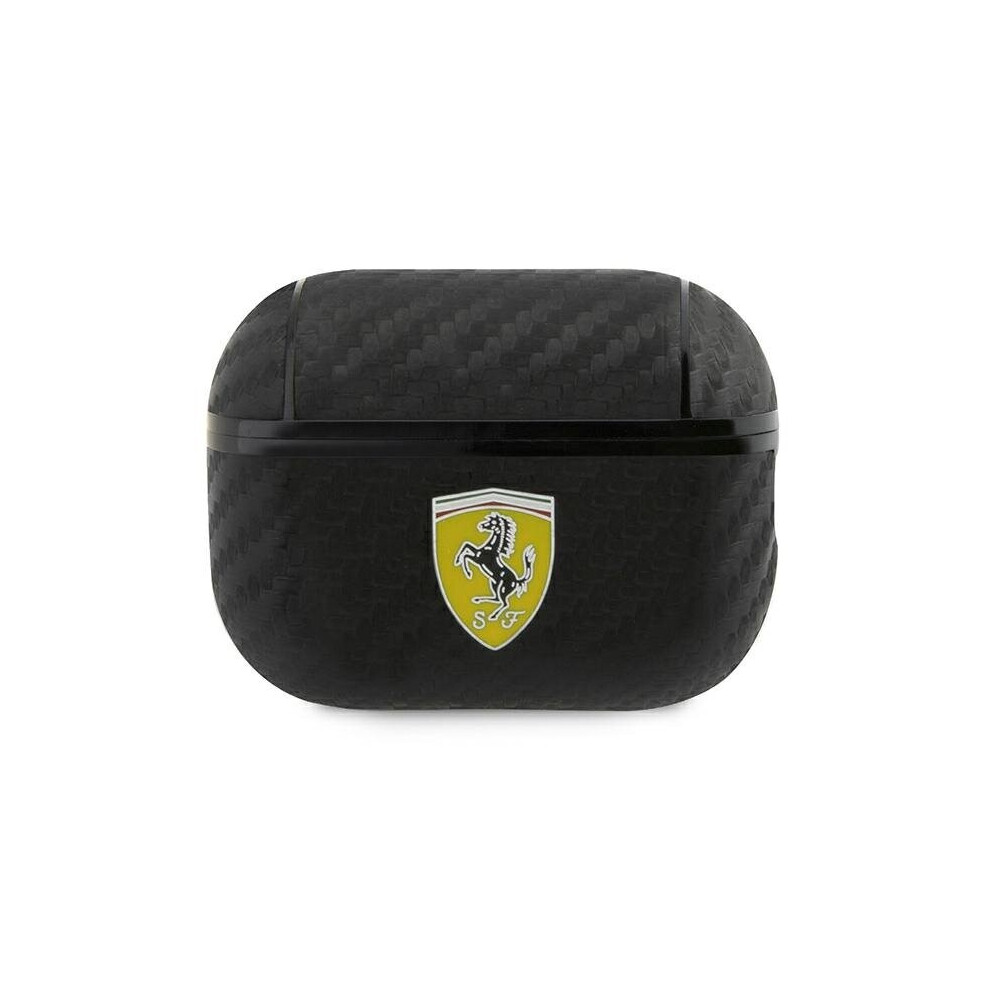 Ferrari PU Carbon On Track Case for Airpods Pro 2 Black - FESAP2CABK