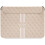 Custodia per computer portatile con strisce stampate Guess 4G per MacBook 16" rosa 1