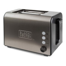 Broodrooster - BLACK+DECKER - BXTO900E - 2 sleuven - 7 niveaus - 3 functies